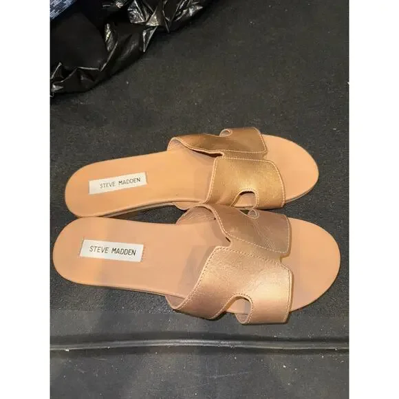 Steve Madden Leather Mules Size 10 Womans - Picture 4 of 8